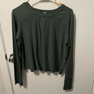lululemon athletica Deep Green Long Sleeve Top